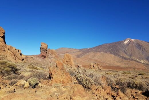 Aussicht auf den Teide und die Roques de Garcia