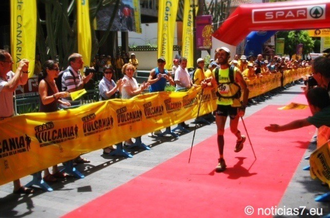 Zieleinlauf in Los Llanos