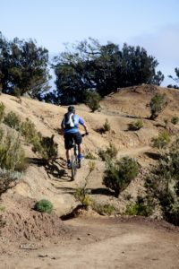 auch Mountainbiker sind auf der Cumbre de Chijeré unterwegs