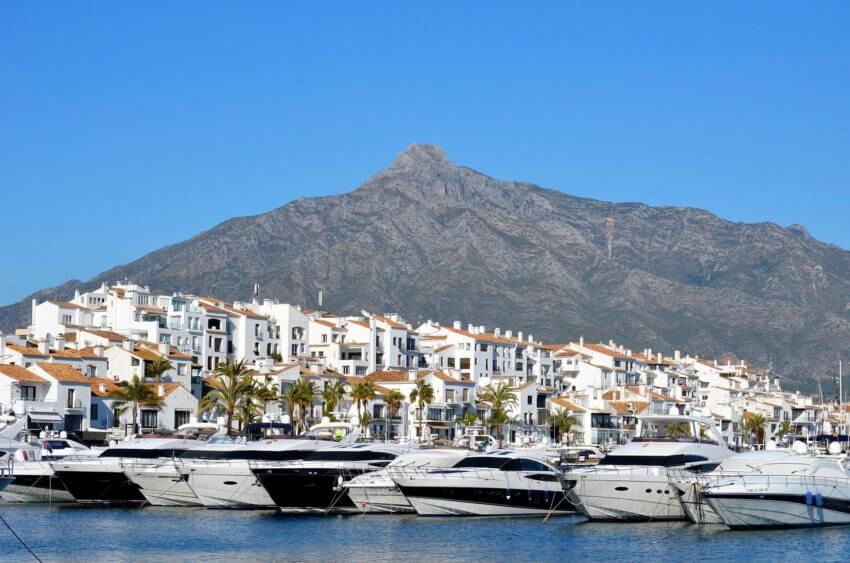 Puerto Banús Marbella Spanien Malaga