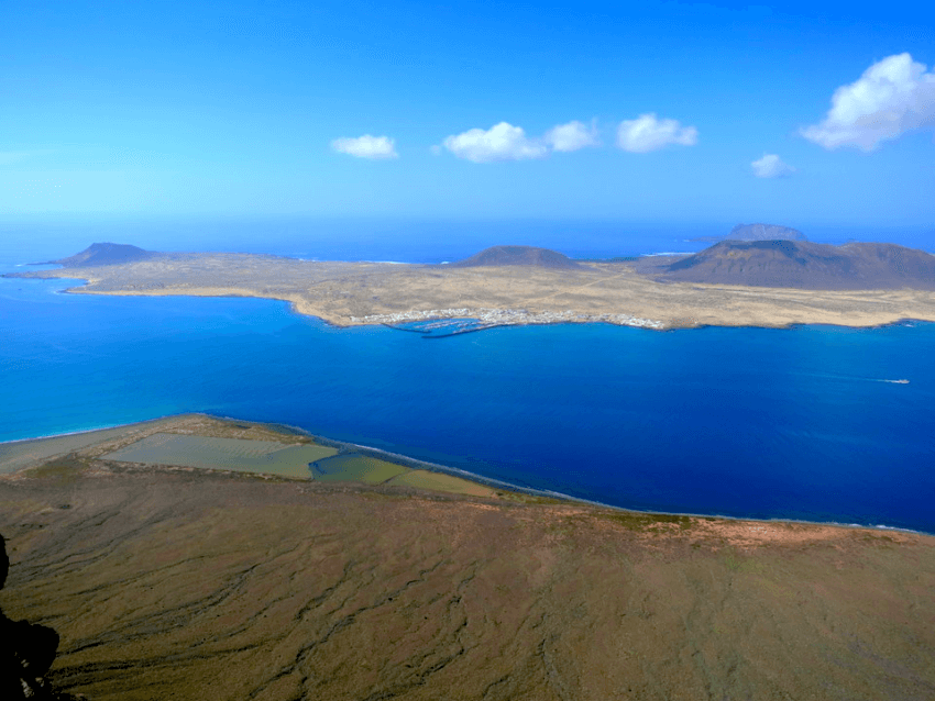 La Graciosa von Lanzarote aus gesehen