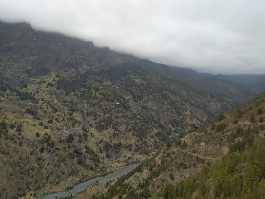 Blick in die Barranco de las Angustias