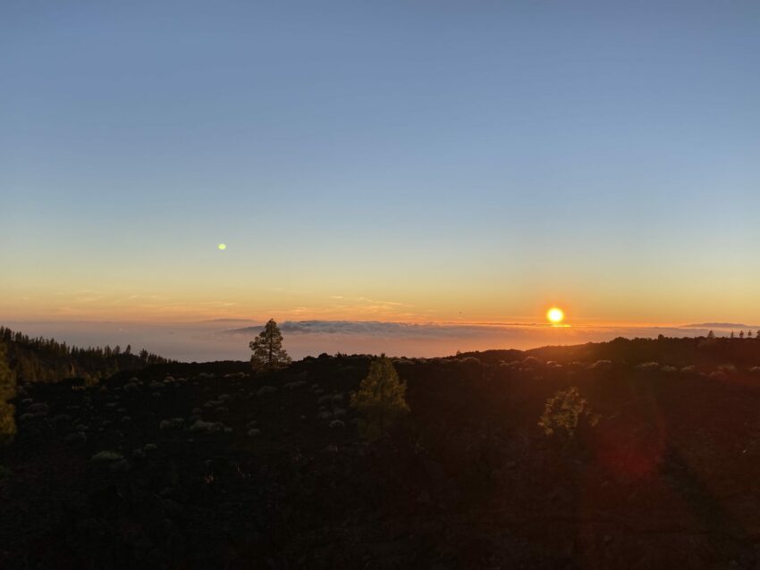 Sonnenuntergang auf dem Teide